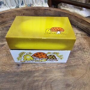 Vintage Mushroom Decor Box